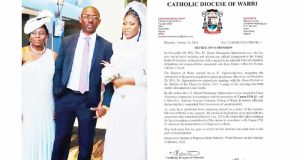 Catholic Church Suspends Delta Priest Over Secret U.S. Wedding