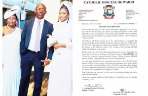 Catholic Church Suspends Delta Priest Over Secret U.S. Wedding